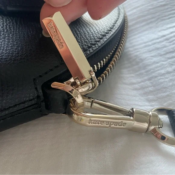 Like new! Black KATE SPADE Sylvia Dome Satchel Crossbody - Picture 6 of 14